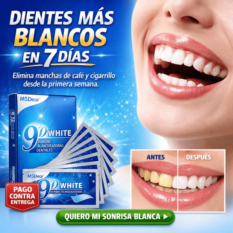 Dientes Más Blancos en 7 Días Sin Ir al Odontólogo