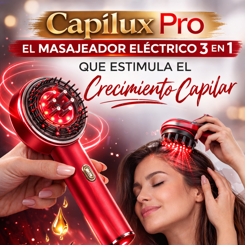 Capilux Pro – Estimulador Capilar 3 en 1