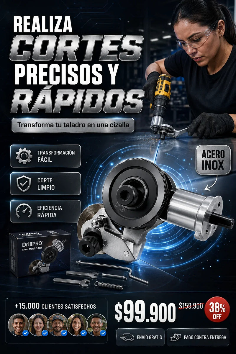 Cortador Metálico para Taladro
